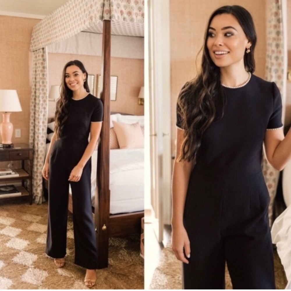 NWT Gal Meets Glam Pearl Jumpsuit
